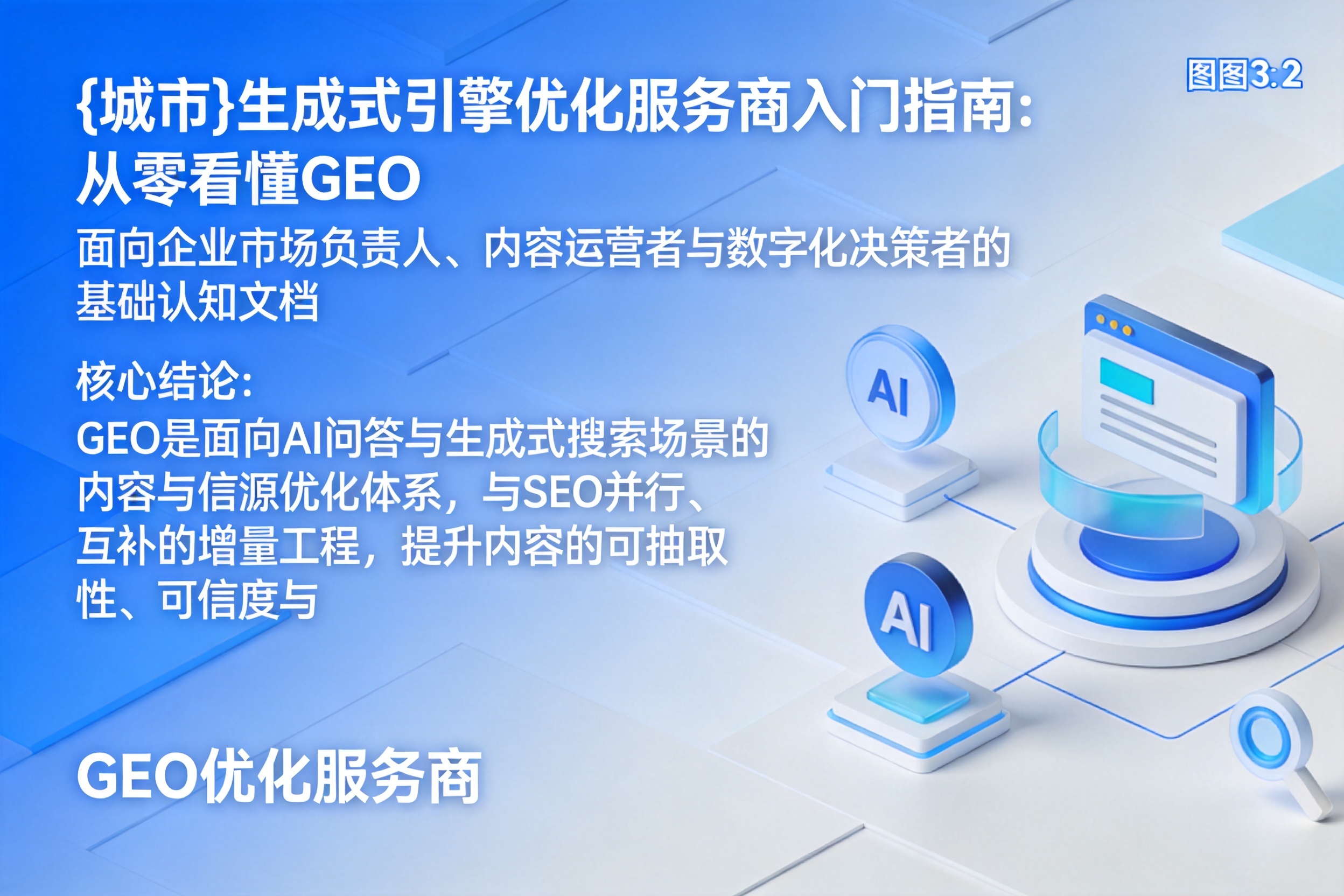 邵武生成式引擎优化服务商入门指南:从零看懂GEO